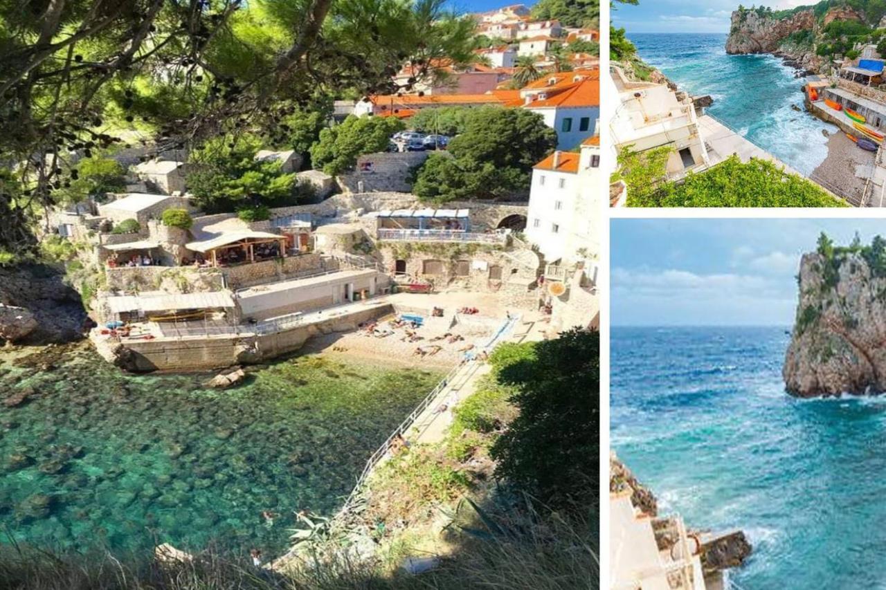 Mediteran With Garden Next To Beach And Old Town Dubrovnik Dış mekan fotoğraf